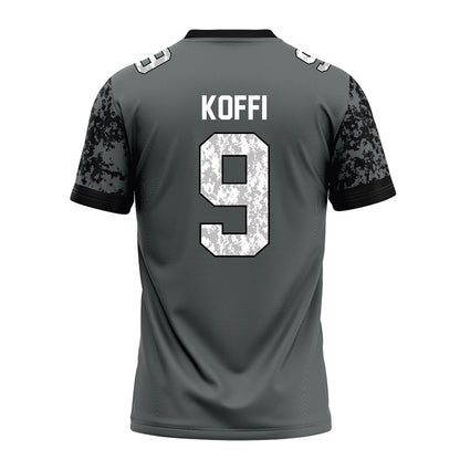 Towson - NCAA Football : Chris Koffi - Grey Football Jersey-1