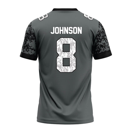 Towson - NCAA Football : Jaydyn Johnson - Grey Football Jersey-1