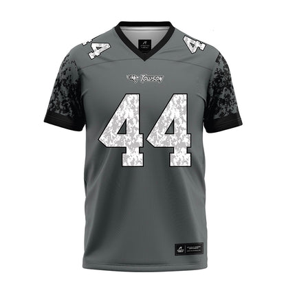 Towson - NCAA Football : Luke Baldwin - Grey Football Jersey-0