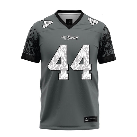 Towson - NCAA Football : Luke Baldwin - Grey Football Jersey-0