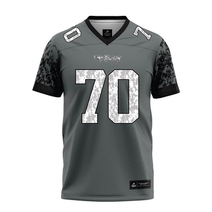 Towson - NCAA Football : TKhi Alexander - Grey Football Jersey-0