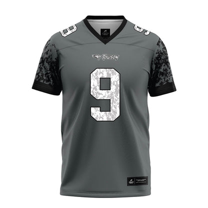 Towson - NCAA Football : Chris Koffi - Grey Football Jersey-0