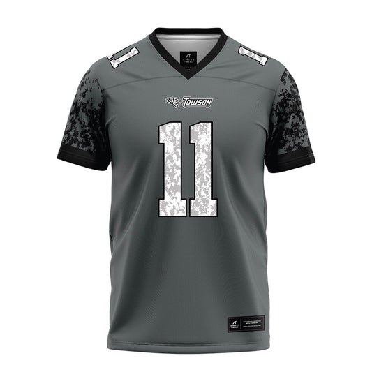Towson - NCAA Football : Peyton Faulkner - Grey Football Jersey-0