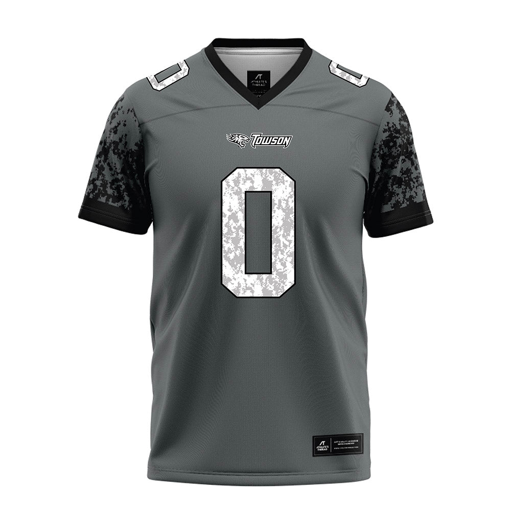Towson - NCAA Football : Ben Kumpon - Grey Football Jersey-0