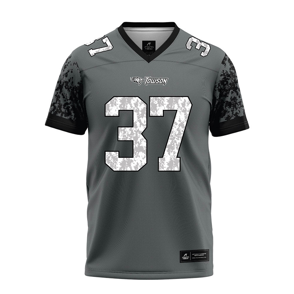 Towson - NCAA Football : Jai Nettles - Grey Football Jersey-0