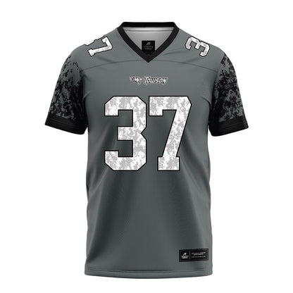 Towson - NCAA Football : Jai Nettles - Grey Football Jersey-0
