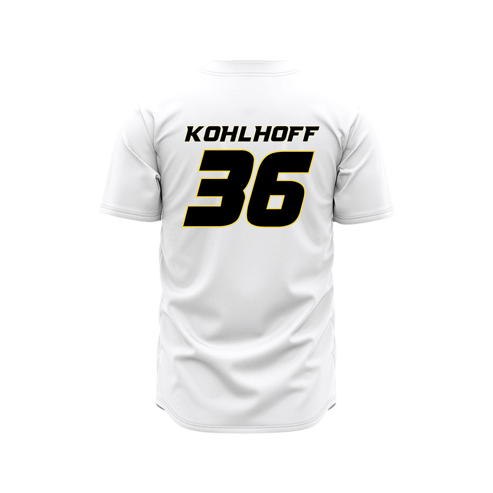 Missouri - NCAA Baseball : Keagen Kohlhoff - White Jersey-1