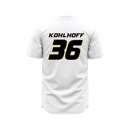 Missouri - NCAA Baseball : Keagen Kohlhoff - White Jersey-1