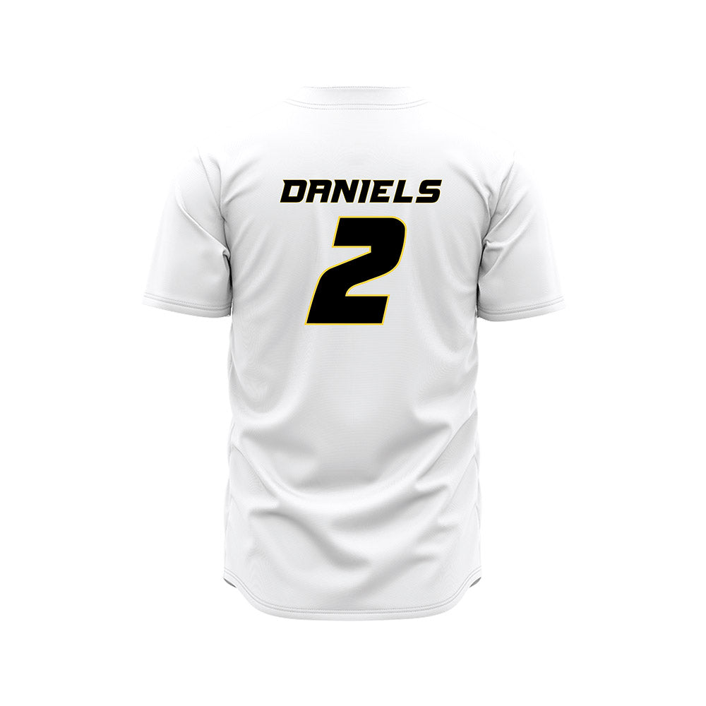 Missouri - NCAA Baseball : Brock Daniels - White Jersey-1