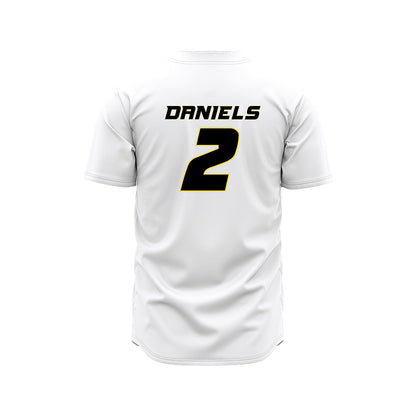 Missouri - NCAA Baseball : Brock Daniels - White Jersey-1