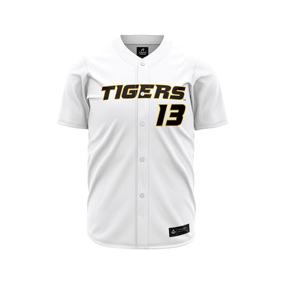 Missouri - NCAA Baseball : Sam Parker - White Jersey-0