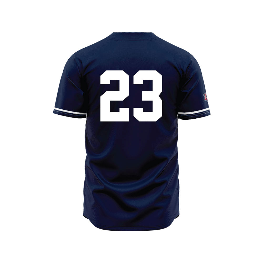 Liberty - NCAA Baseball : Kaleb Williams - Navy Jersey-1