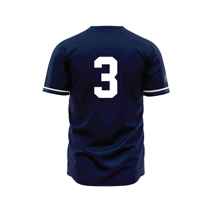 Liberty - NCAA Baseball : Riley Gibson - Navy Jersey-1