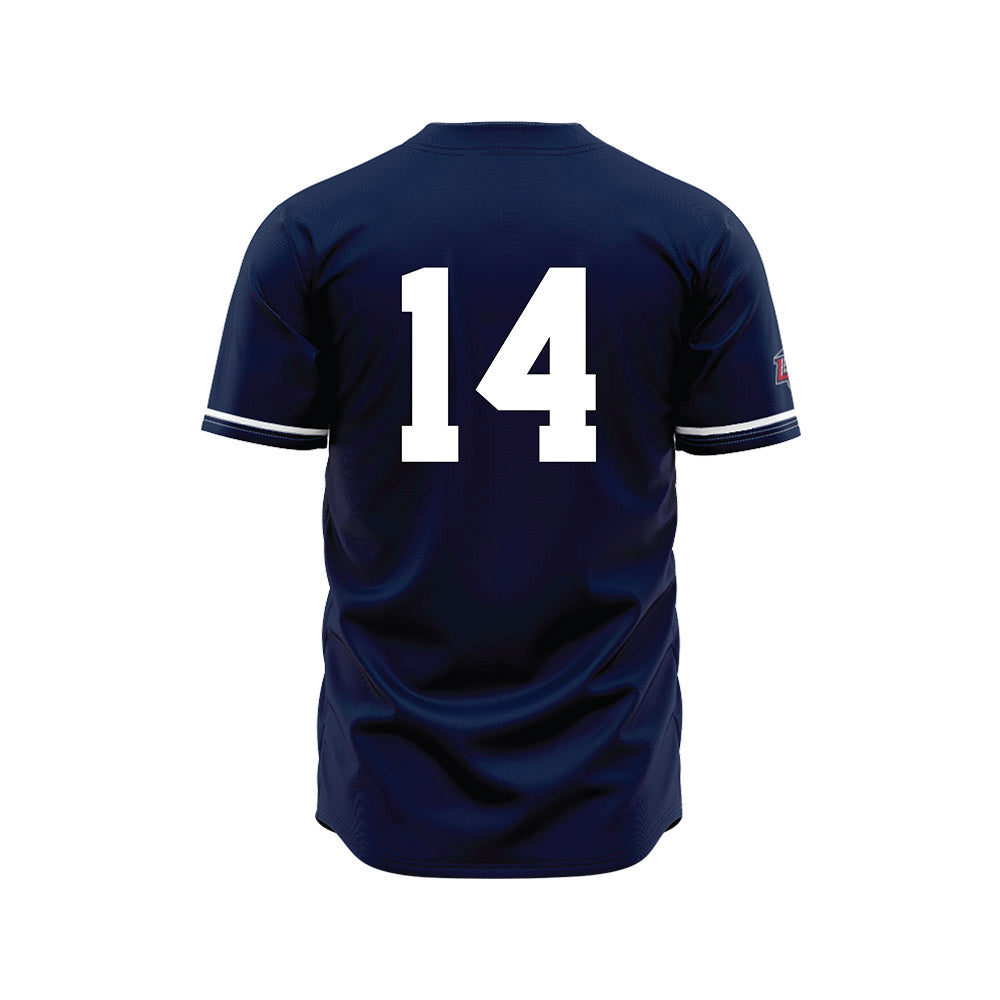 Liberty - NCAA Baseball : Jaxon Lucas - Navy Jersey-1