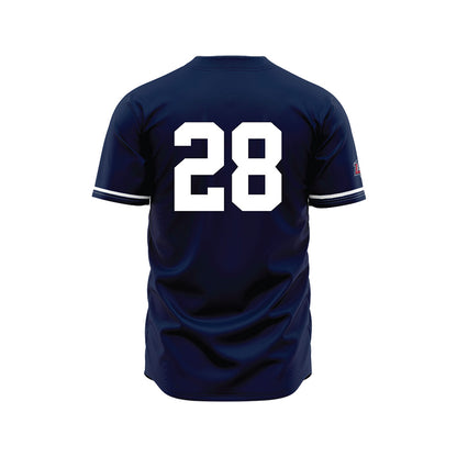 Liberty - NCAA Baseball : Joshua Mccusker - Navy Jersey-1