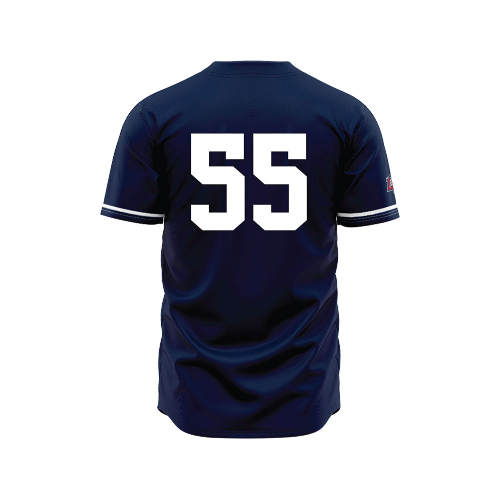Liberty - NCAA Baseball : Aydan Decker-Petty - Navy Jersey-1