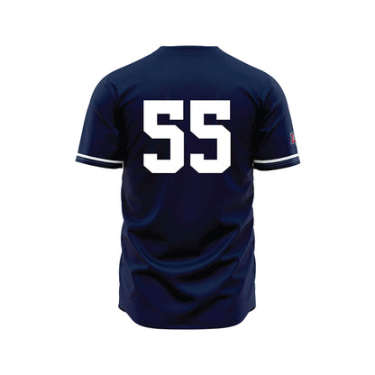 Liberty - NCAA Baseball : Aydan Decker-Petty - Navy Jersey-1