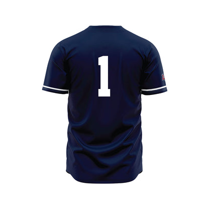 Liberty - NCAA Baseball : Tanner Marsh - Navy Jersey-1