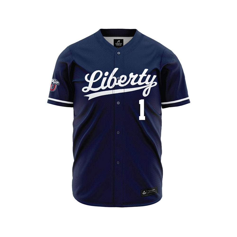 Liberty - NCAA Baseball : Tanner Marsh - Navy Jersey-0