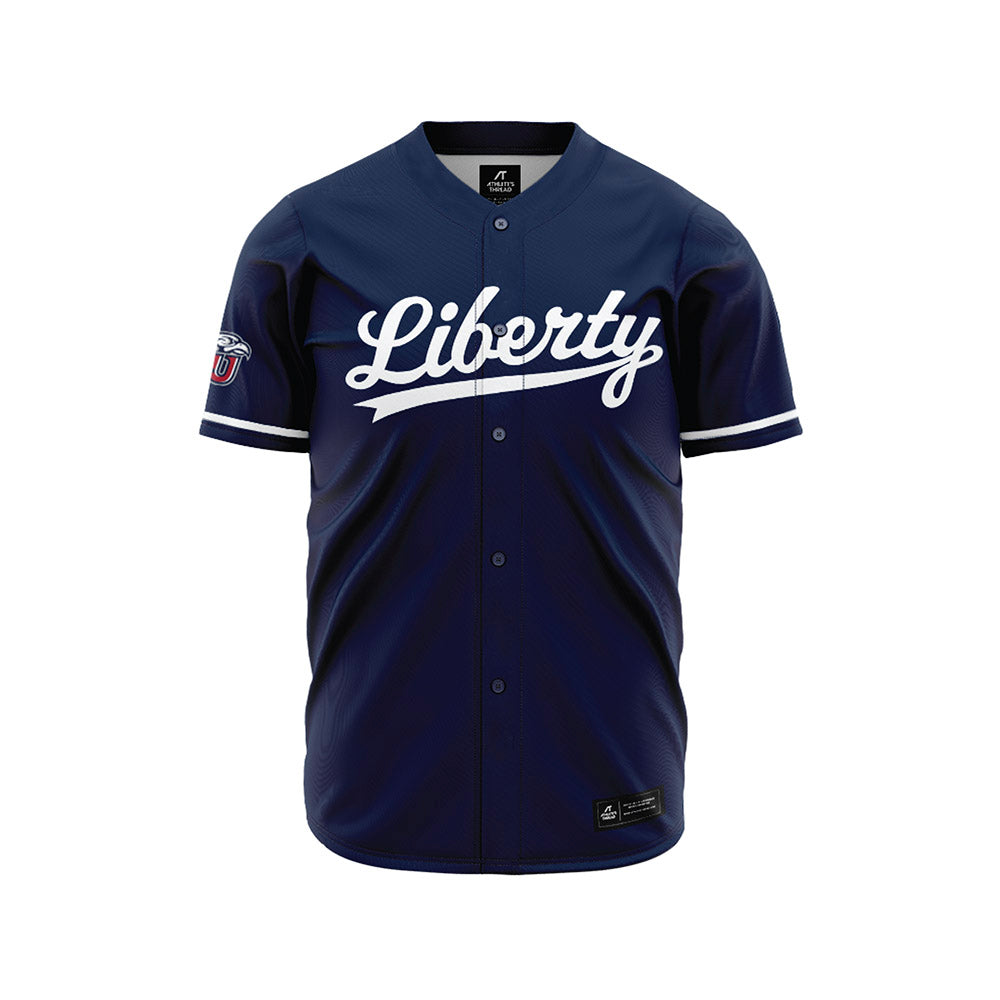 Liberty - NCAA Baseball : Jaedan Carter - Navy Jersey-0