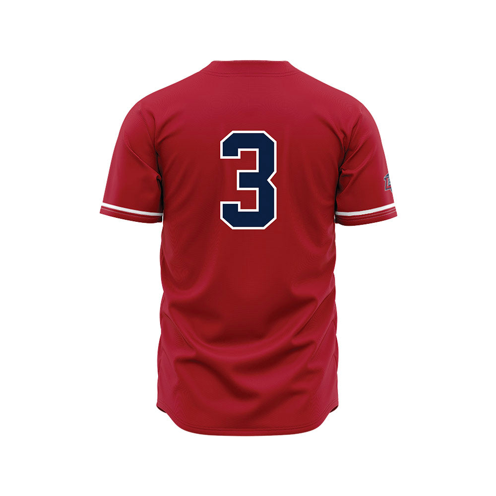 Liberty - NCAA Baseball : Riley Gibson - Red Jersey-1