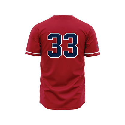 Liberty - NCAA Baseball : Jackson Evans - Red Jersey-1