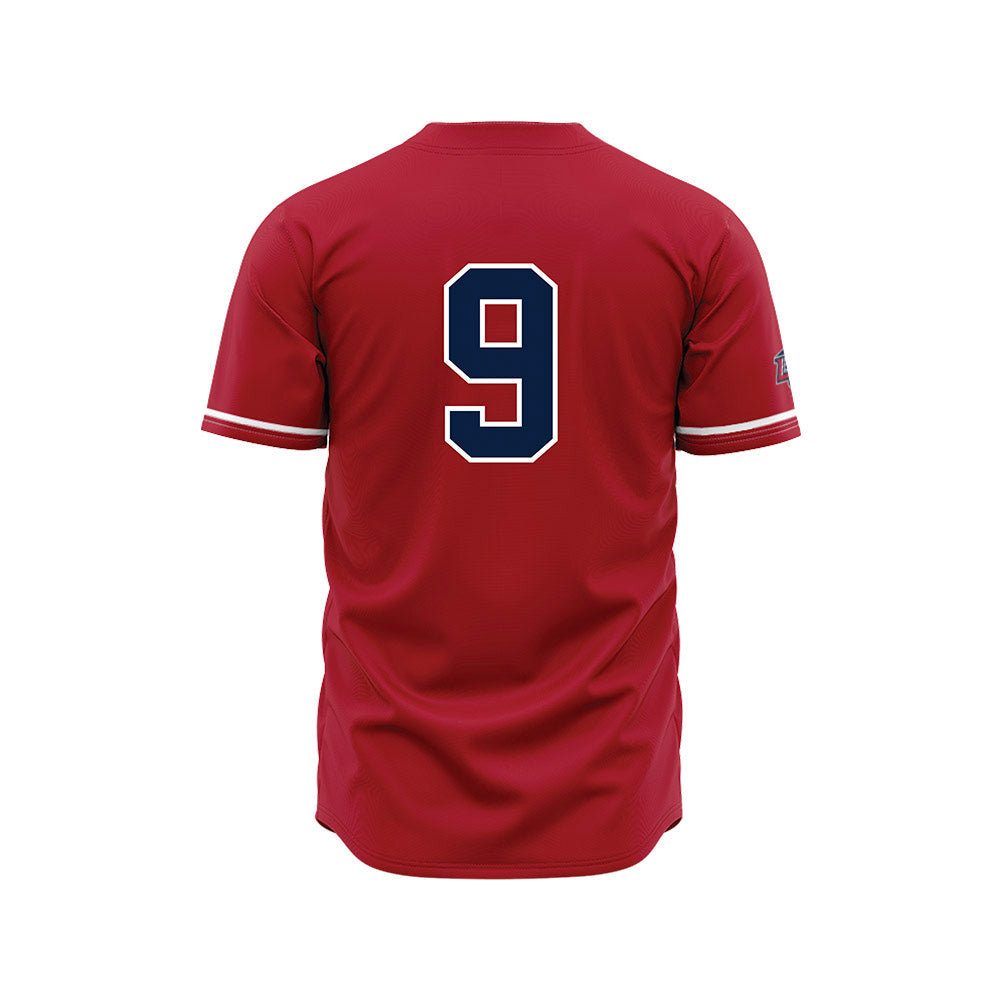Liberty - NCAA Baseball : Kyle Hvidsten - Red Jersey-1