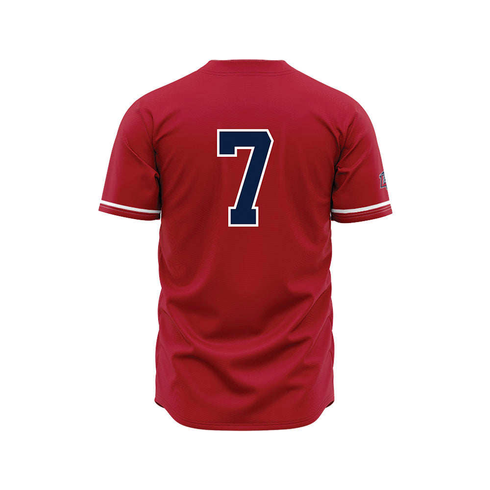 Liberty - NCAA Baseball : Ethan Barnes - Red Jersey-1