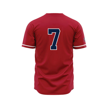 Liberty - NCAA Baseball : Ethan Barnes - Red Jersey-1