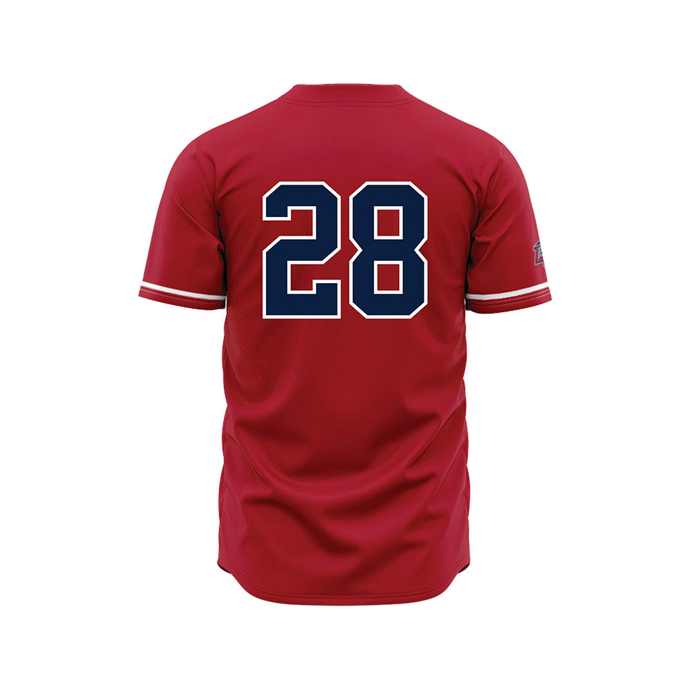 Liberty - NCAA Baseball : Joshua Mccusker - Red Jersey-1