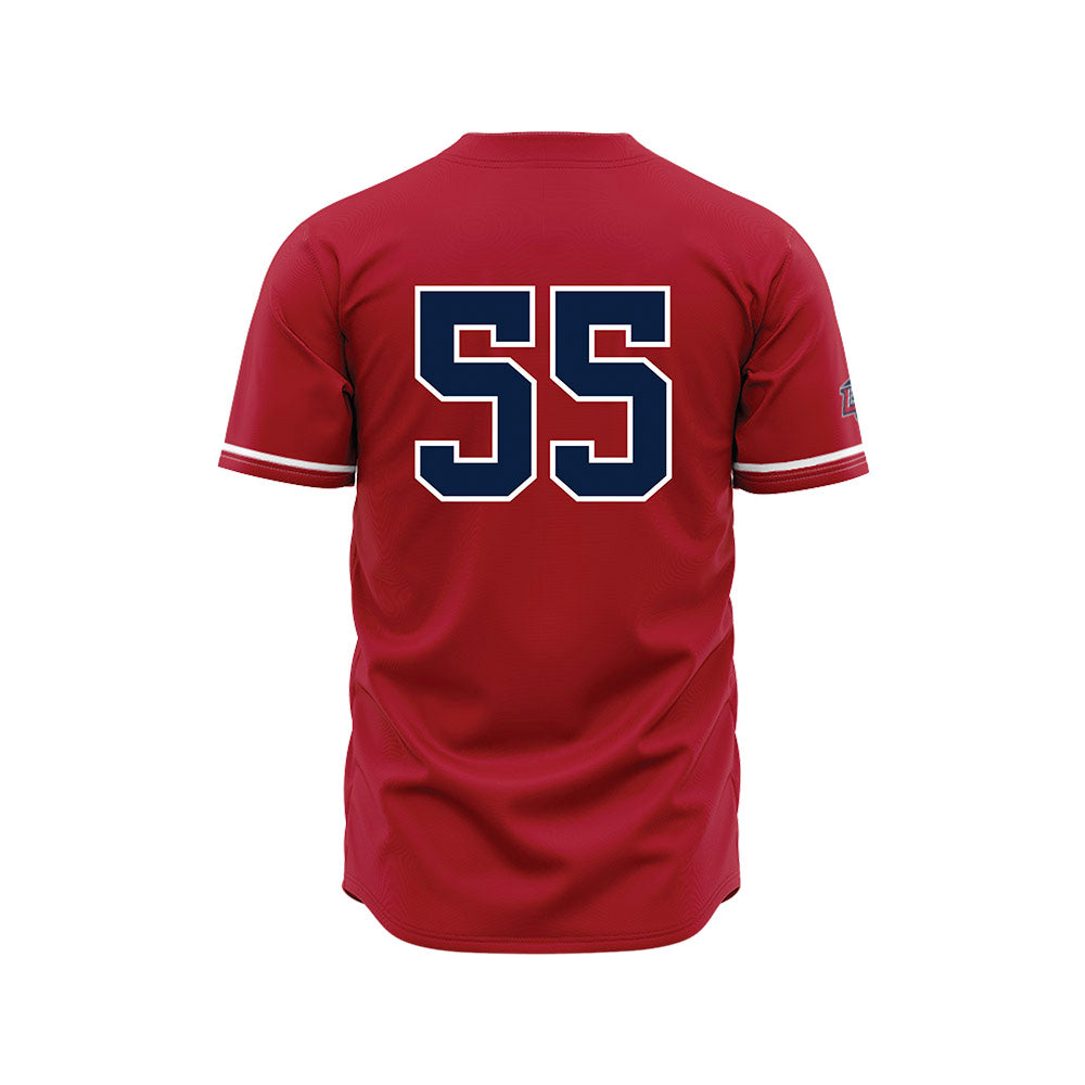 Liberty - NCAA Baseball : Aydan Decker-Petty - Red Jersey-1
