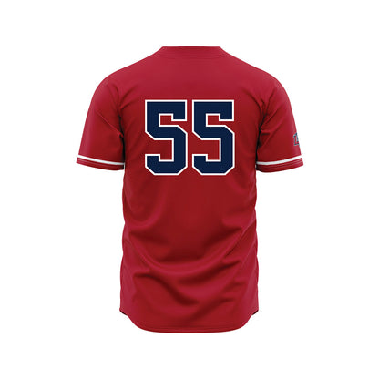 Liberty - NCAA Baseball : Aydan Decker-Petty - Red Jersey-1