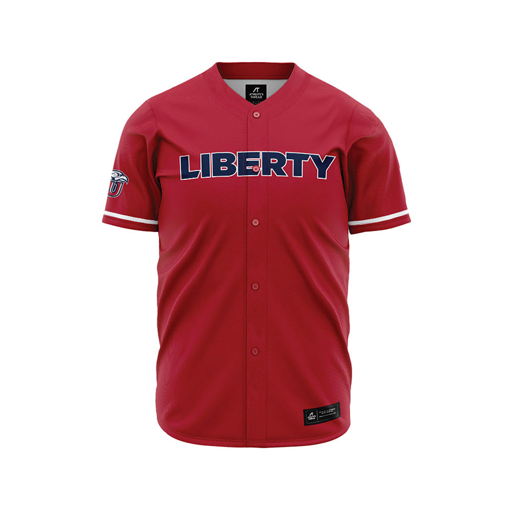 Liberty - NCAA Baseball : Jaedan Carter - Red Jersey-0