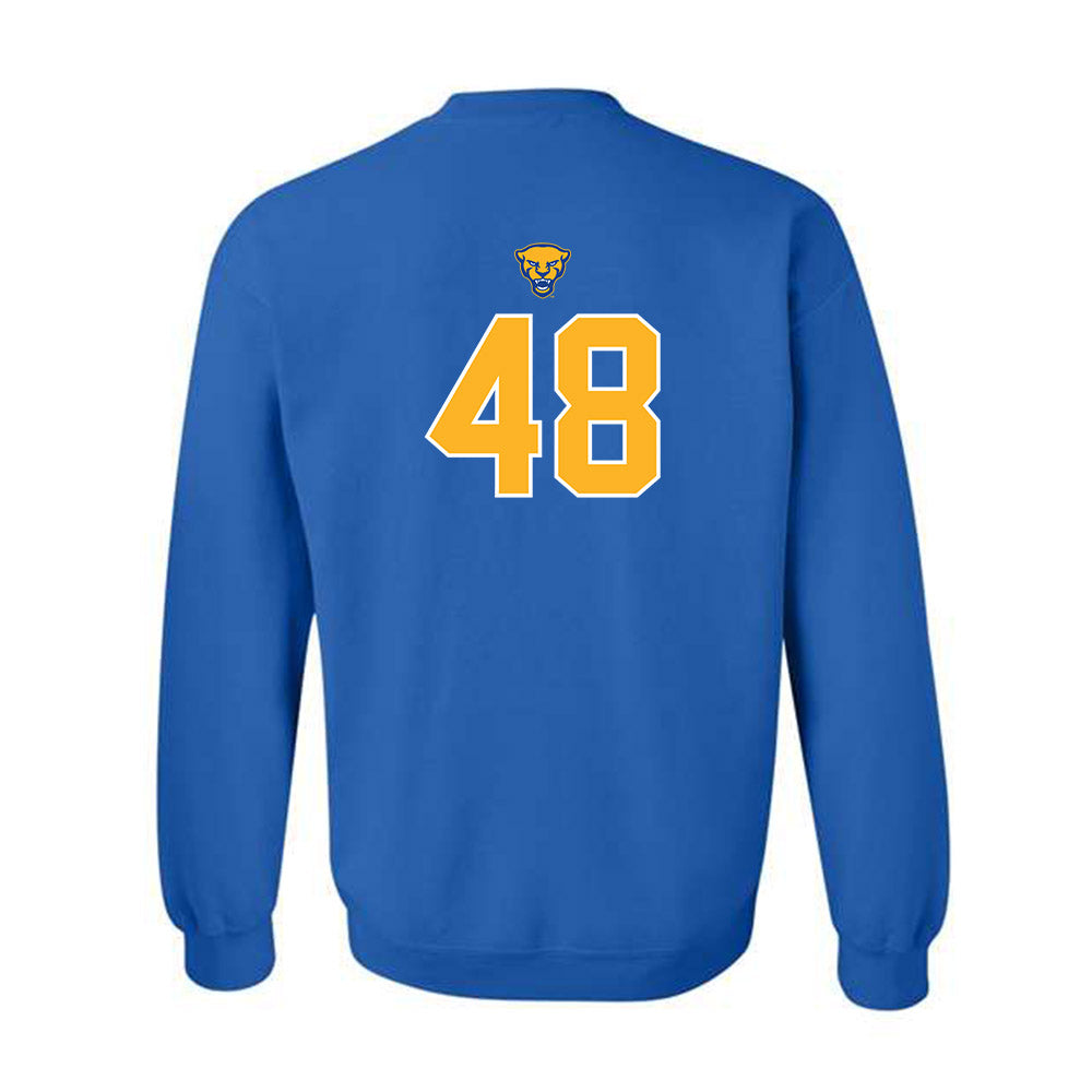 Pittsburgh - NCAA Baseball : Andrew Luczak - Classic Shersey Crewneck Sweatshirt-1