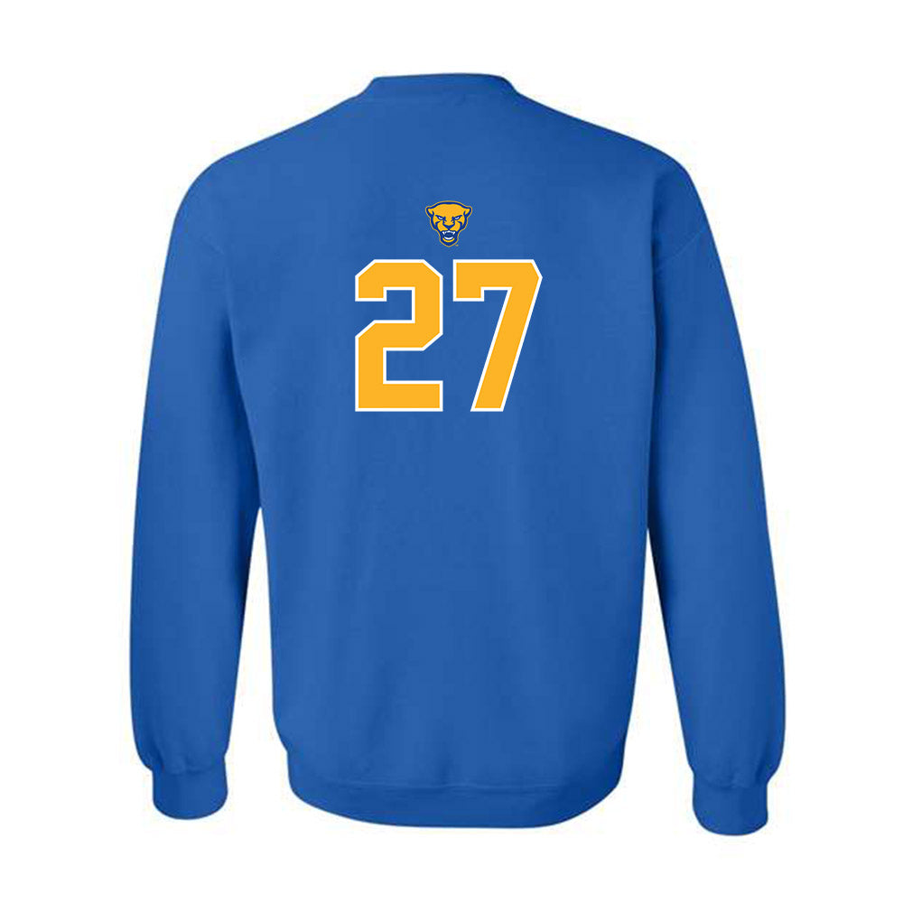 Pittsburgh - NCAA Baseball : Chase Kriebel - Classic Shersey Crewneck Sweatshirt-1