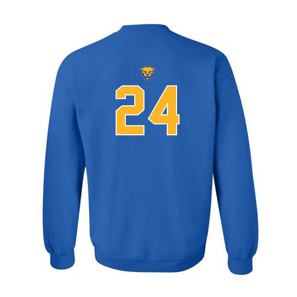Pittsburgh - NCAA Baseball : Freddy Beruvides - Classic Shersey Crewneck Sweatshirt-1