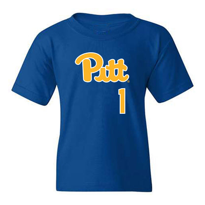 Pittsburgh - NCAA Baseball : Trey Fenderson - Classic Shersey Youth T-Shirt-0