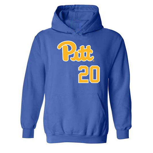 Pittsburgh - NCAA Baseball : Thomas Collins - Classic Shersey Hooded Sweatshirt-0