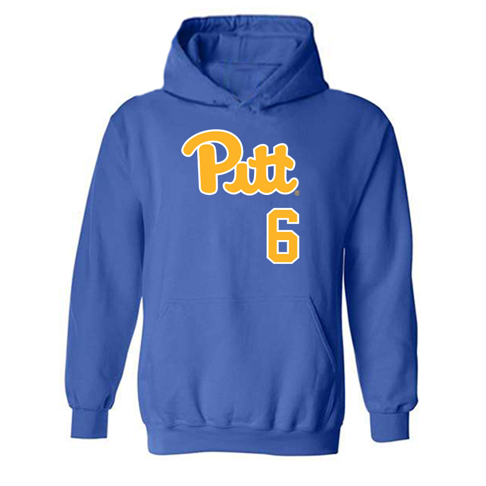 Pittsburgh - NCAA Baseball : John Badala - Classic Shersey Hooded Sweatshirt-0
