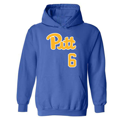 Pittsburgh - NCAA Baseball : John Badala - Classic Shersey Hooded Sweatshirt-0