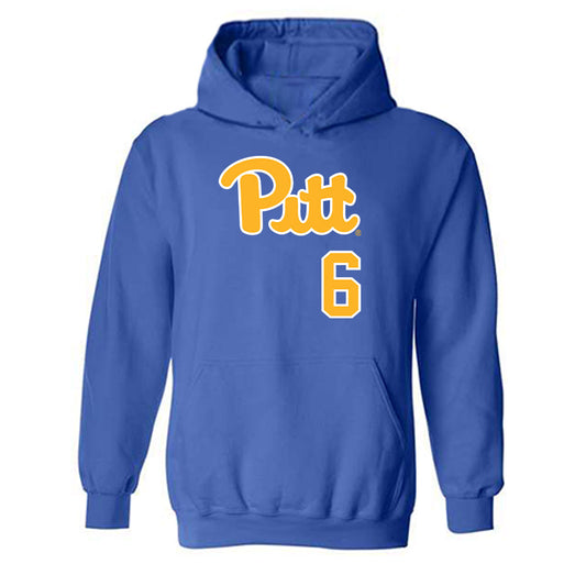 Pittsburgh - NCAA Baseball : John Badala - Classic Shersey Hooded Sweatshirt-0