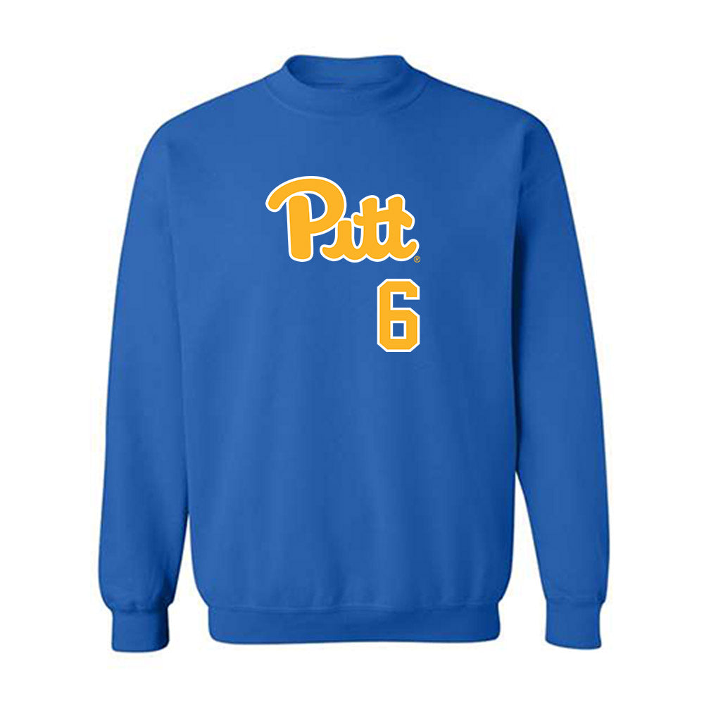 Pittsburgh - NCAA Baseball : John Badala - Classic Shersey Crewneck Sweatshirt-0