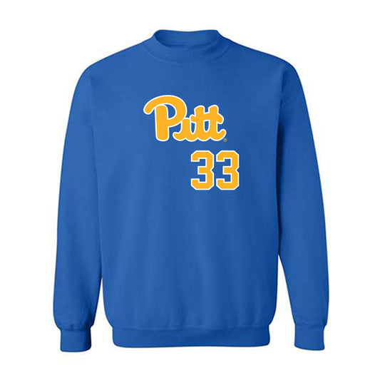 Pittsburgh - NCAA Baseball : Carter Dierdorf - Classic Shersey Crewneck Sweatshirt-0