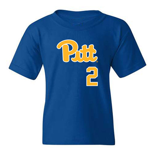 Pittsburgh - NCAA Baseball : Keeton Burroughs - Classic Shersey Youth T-Shirt-0