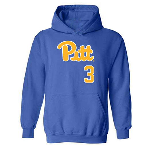 Pittsburgh - NCAA Baseball : AJ Nessler - Classic Shersey Hooded Sweatshirt-0
