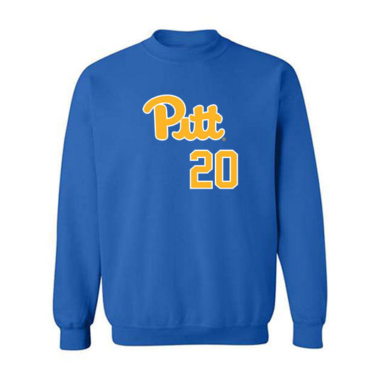 Pittsburgh - NCAA Baseball : Thomas Collins - Classic Shersey Crewneck Sweatshirt-0