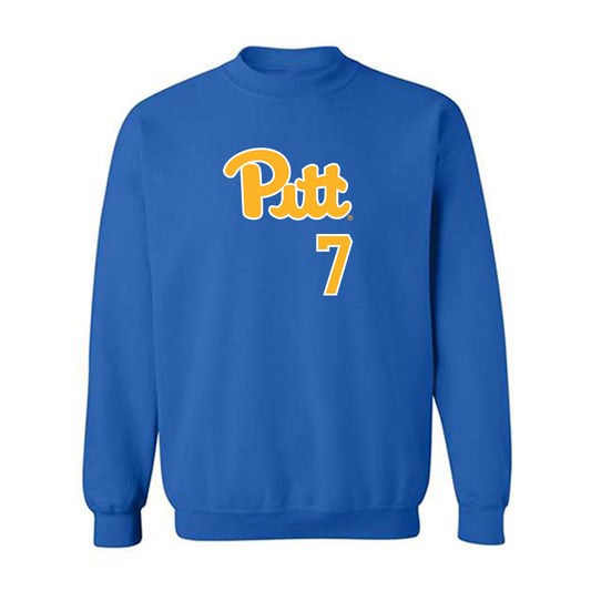 Pittsburgh - NCAA Baseball : Mason Ligenza - Classic Shersey Crewneck Sweatshirt-0