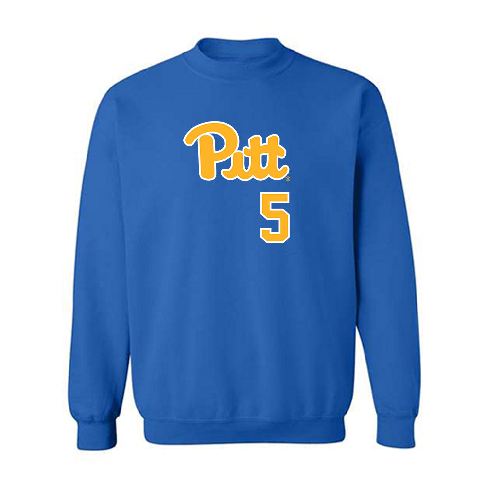 Pittsburgh - NCAA Baseball : Joey Baran - Classic Shersey Crewneck Sweatshirt-0