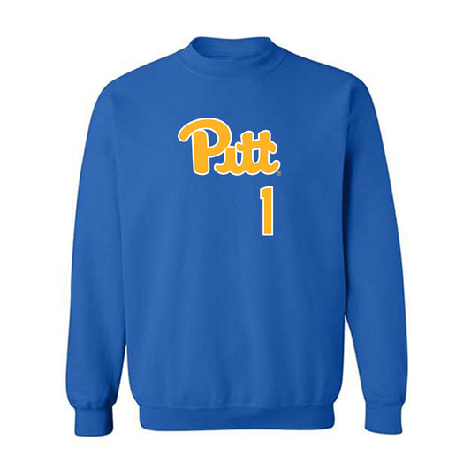 Pittsburgh - NCAA Baseball : Trey Fenderson - Classic Shersey Crewneck Sweatshirt-0