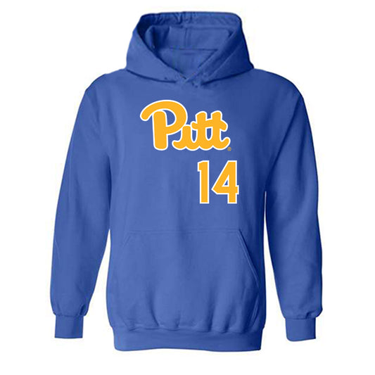 Pittsburgh - NCAA Baseball : Mikey Gray - Classic Shersey Hooded Sweatshirt-0